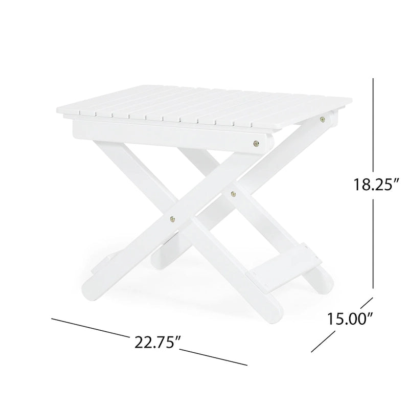 Christopher Knight Home Table d'appoint pliante d'extérieur Malibu