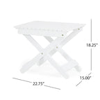 Christopher Knight Home Table d'appoint pliante d'extérieur Malibu