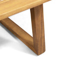 Ensemble de conversation d'extérieur 4 places en bois d'acacia belge par Christopher Knight Home