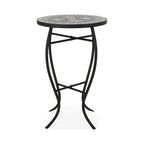 Table d'appoint d'extérieur Bloomfield avec plateau en carreaux par Christopher Knight Home