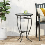 Bloomfield Outdoor Side Table with Tile Top by Christopher Knight Home