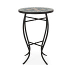 Table d'appoint d'extérieur Bloomfield avec plateau en carreaux par Christopher Knight Home