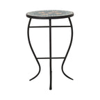 Table d'appoint d'extérieur Bloomfield avec plateau en carreaux par Christopher Knight Home
