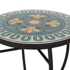 Table d'appoint d'extérieur Bloomfield avec plateau en carreaux par Christopher Knight Home