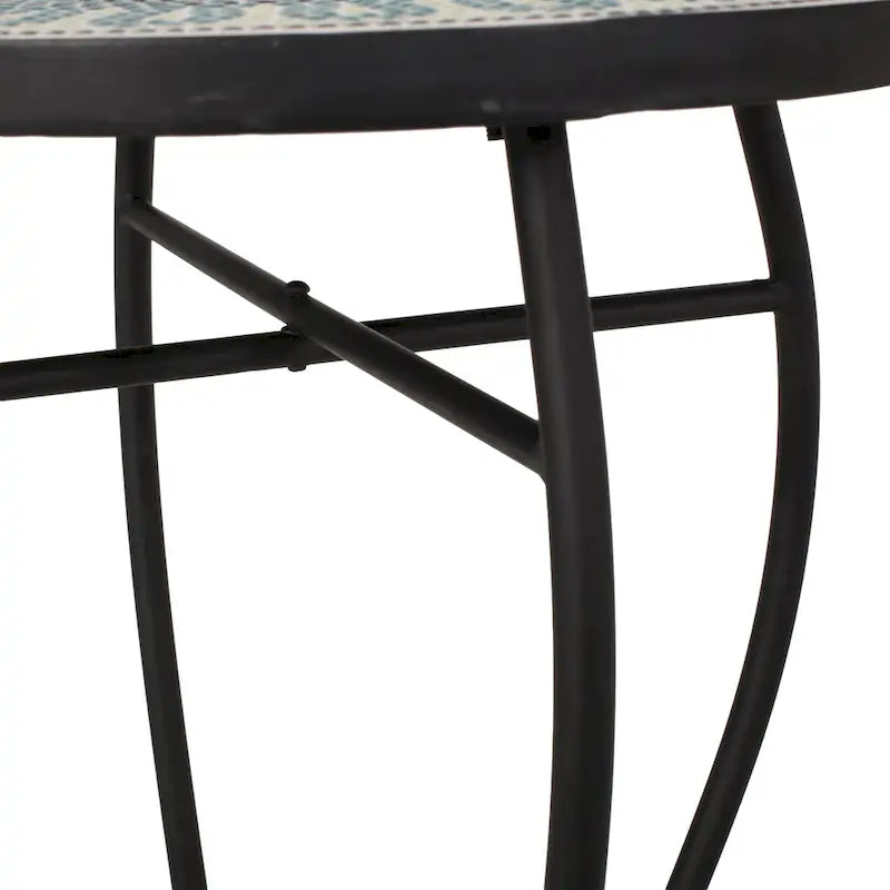 Table d'appoint d'extérieur Bloomfield avec plateau en carreaux par Christopher Knight Home