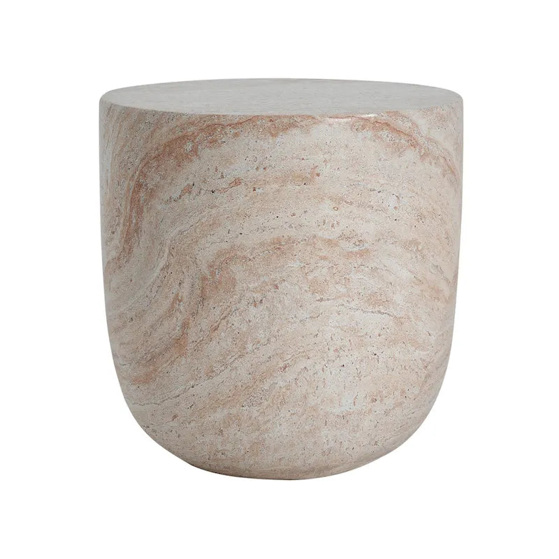 Table d'appoint d'extérieur en béton léger Bianca par Christopher Knight Home