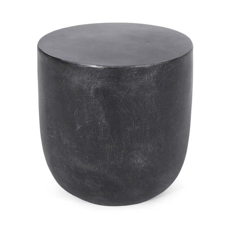 Table d'appoint d'extérieur en béton léger Bianca par Christopher Knight Home