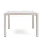 Table basse d'extérieur en aluminium et verre trempé Cape Coral de Christopher Knight Home