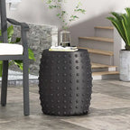 Ospery Outdoor Lightweight Concrete Side Table by Christopher Knight Home