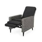 Fauteuil inclinable d'extérieur en osier Murdock avec coussin par Christopher Knight Home