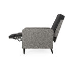 Fauteuil inclinable d'extérieur en osier Murdock avec coussin par Christopher Knight Home