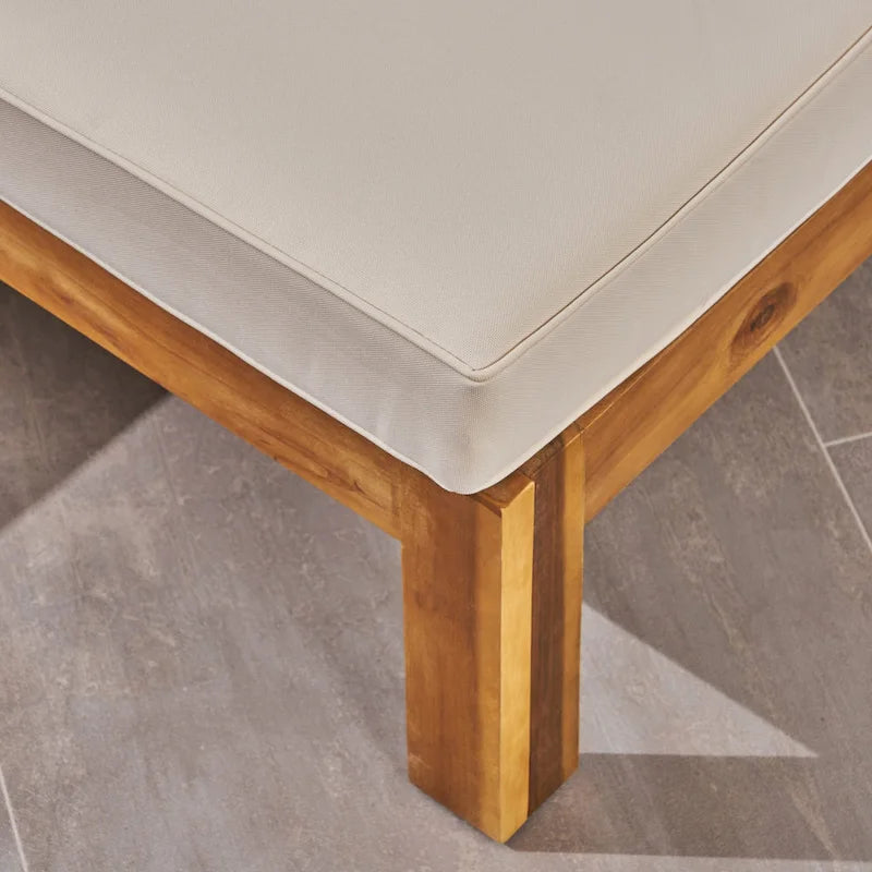 Ensemble de canapé 5 pièces en bois d'acacia d'extérieur Alcove par Christopher Knight Home