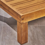 Ensemble de canapé 5 pièces en bois d'acacia d'extérieur Alcove par Christopher Knight Home