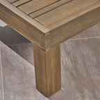 Ensemble de canapé 5 pièces en bois d'acacia d'extérieur Alcove par Christopher Knight Home