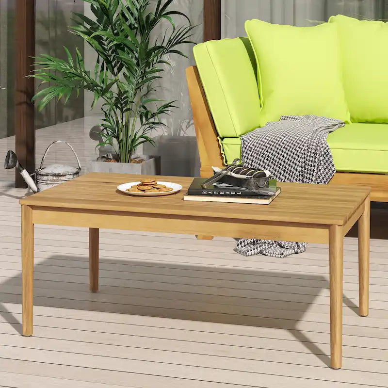 Table basse d'extérieur en bois d'acacia Bryan par Christopher Knight Home