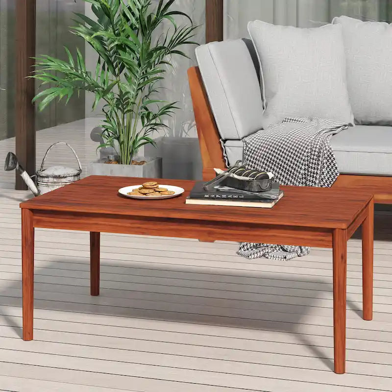 Table basse d'extérieur en bois d'acacia Bryan par Christopher Knight Home