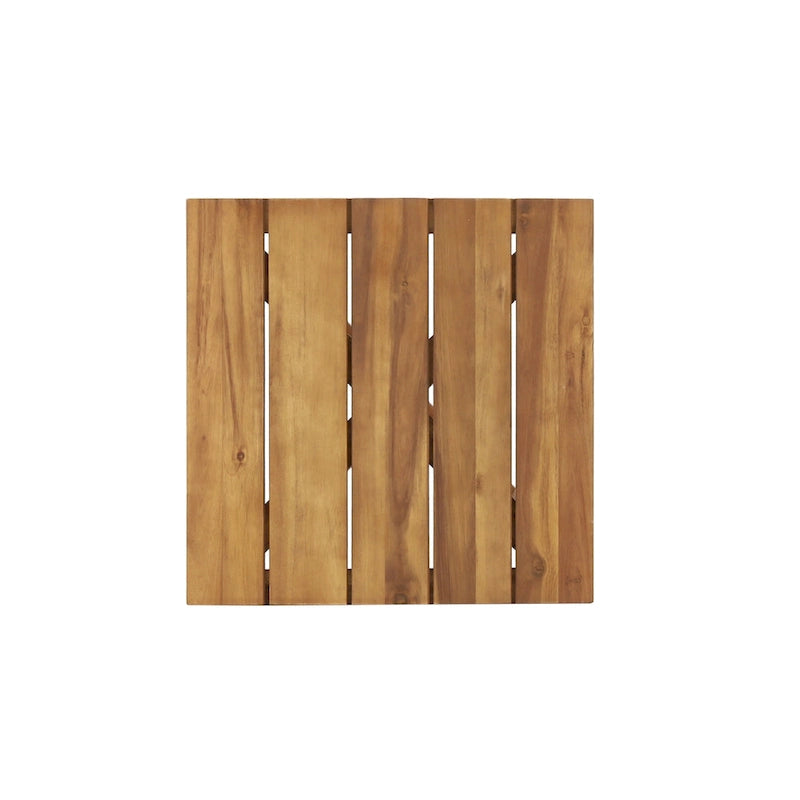 Table d'appoint carrée en bois d'acacia Hamel Outdoor de Christopher Knight Home