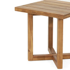 Table d'appoint carrée en bois d'acacia Hamel Outdoor de Christopher Knight Home