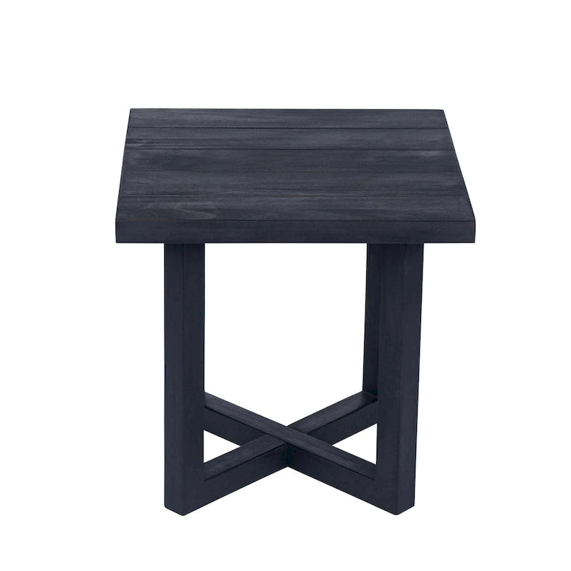 Table d'appoint carrée en bois d'acacia Hamel Outdoor de Christopher Knight Home