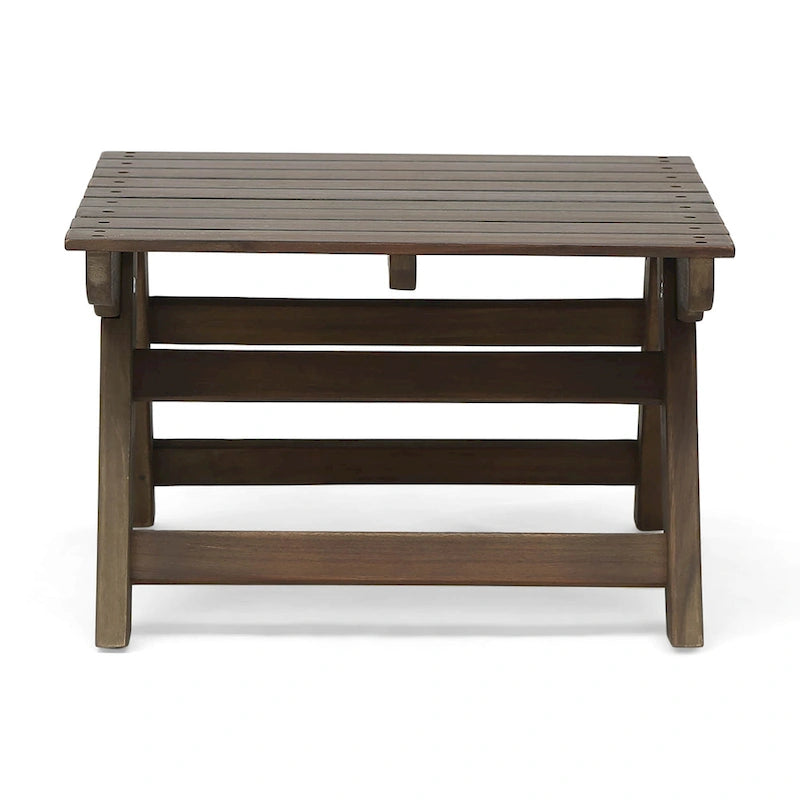 Table d'appoint d'extérieur en bois Sedona de Christopher Knight Home