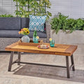 Table basse d'extérieur en bois d'acacia Carlisle par Christopher Knight Home