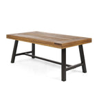 Table basse d'extérieur en bois d'acacia Carlisle par Christopher Knight Home