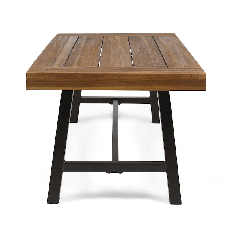 Table basse d'extérieur en bois d'acacia Carlisle par Christopher Knight Home