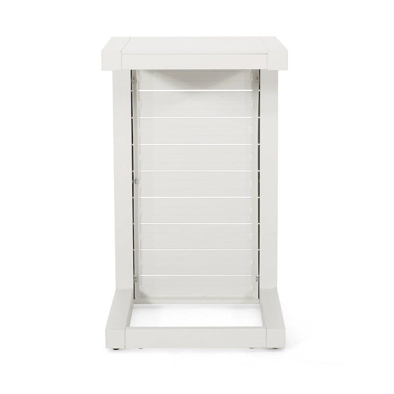 Table d'appoint d'extérieur en aluminium en C Cape Coral de Christopher Knight Home