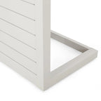 Table d'appoint d'extérieur en aluminium en C Cape Coral de Christopher Knight Home