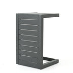 Table d'appoint d'extérieur en aluminium en C Cape Coral de Christopher Knight Home