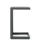 Table d'appoint d'extérieur en aluminium en C Cape Coral de Christopher Knight Home