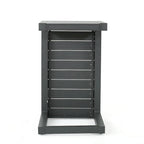 Table d'appoint d'extérieur en aluminium en C Cape Coral de Christopher Knight Home