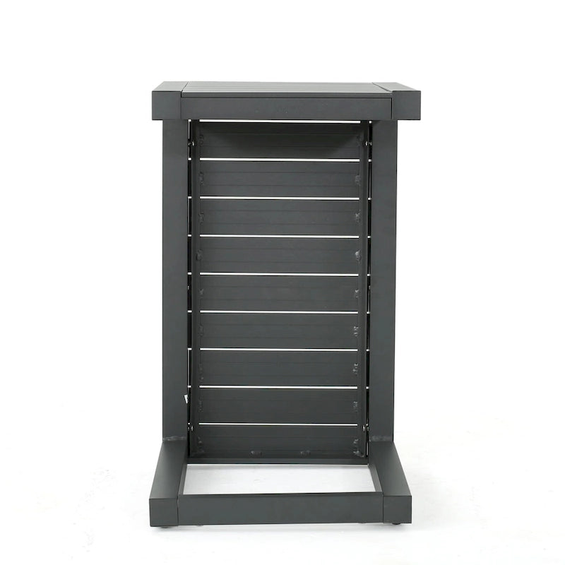 Table d'appoint d'extérieur en aluminium en C Cape Coral de Christopher Knight Home