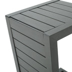 Table d'appoint d'extérieur en aluminium en C Cape Coral de Christopher Knight Home