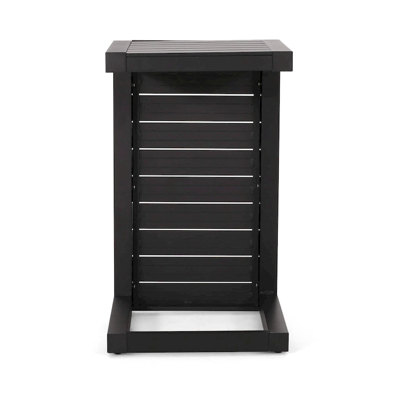 Table d'appoint d'extérieur en aluminium en C Cape Coral de Christopher Knight Home