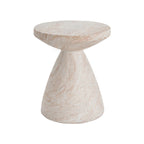 Table d'appoint d'extérieur en béton léger Bissell par Christopher Knight Home