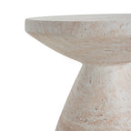 Table d'appoint d'extérieur en béton léger Bissell par Christopher Knight Home