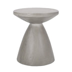 Table d'appoint d'extérieur en béton léger Bissell par Christopher Knight Home