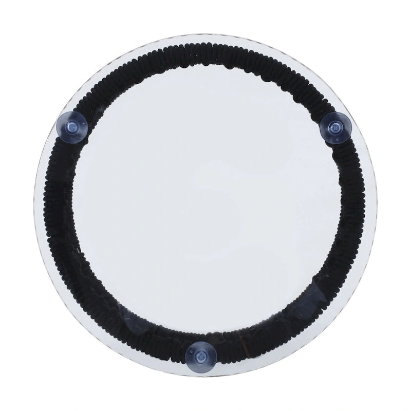 Table d'appoint en corde tressée moderne d'extérieur Moonstone avec plateau en verre trempé par Christopher Knight Home