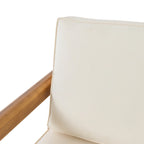 Fauteuil de jardin Rossville en bois d'acacia avec coussins par Christopher Knight Home