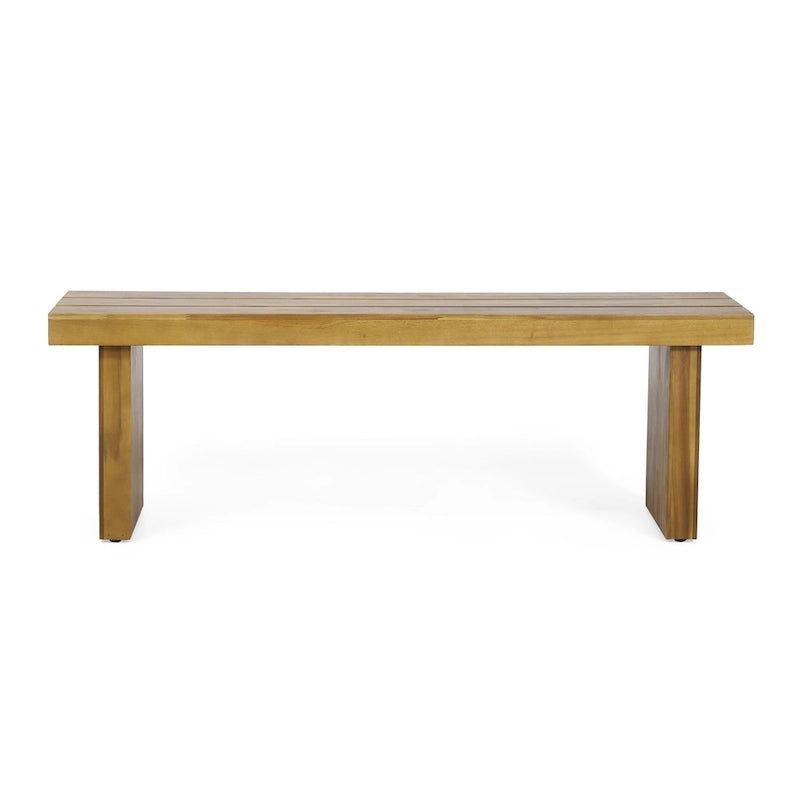 Banc d'extérieur Appling en bois d'acacia par Christopher Knight Home - N/A