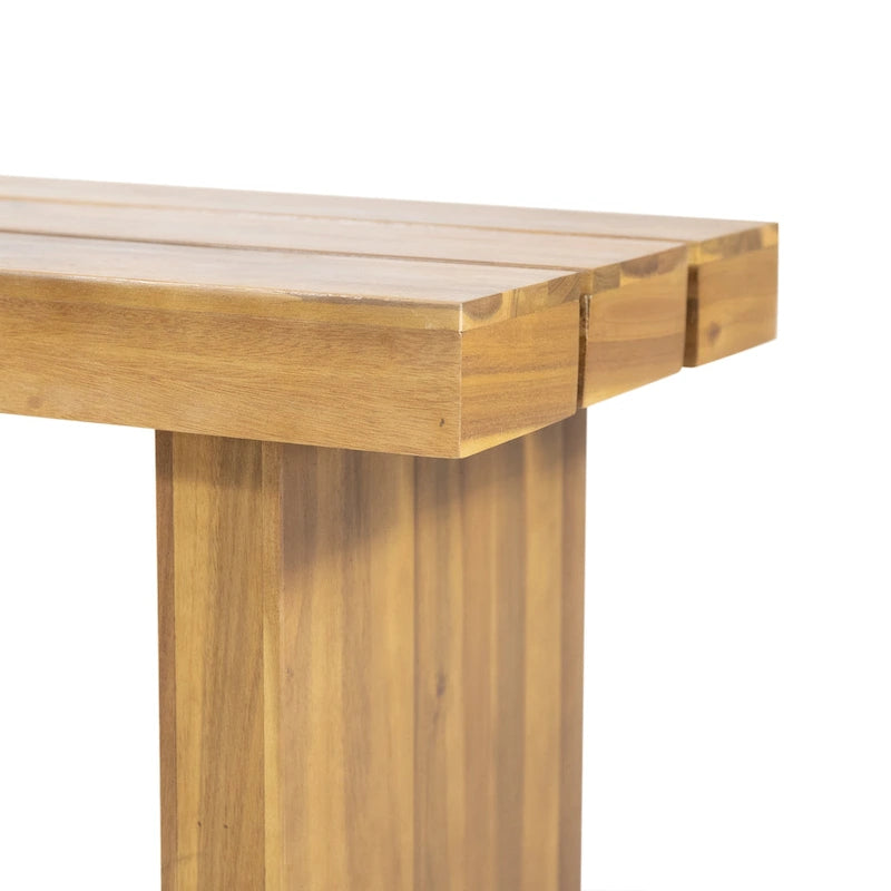 Banc d'extérieur Appling en bois d'acacia par Christopher Knight Home - N/A