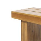 Banc d'extérieur Appling en bois d'acacia par Christopher Knight Home - N/A
