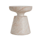 Table d'appoint Inez d'extérieur en béton léger par Christopher Knight Home