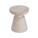 Table d'appoint Inez d'extérieur en béton léger par Christopher Knight Home