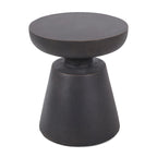 Table d'appoint Inez d'extérieur en béton léger par Christopher Knight Home