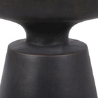 Table d'appoint Inez d'extérieur en béton léger par Christopher Knight Home