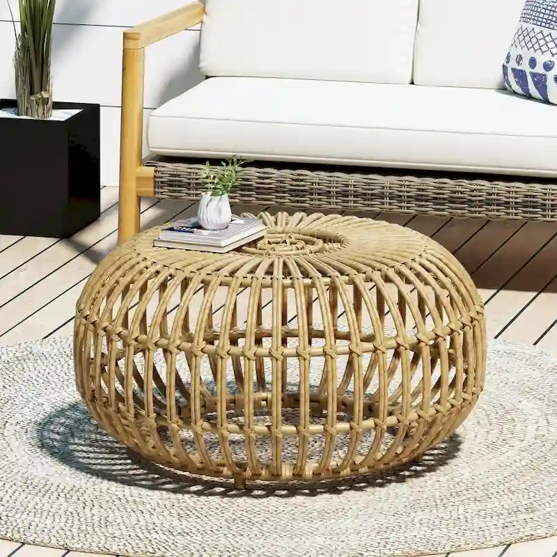 Table basse en osier Ottawa par Christopher Knight Home