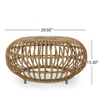 Table basse en osier Ottawa par Christopher Knight Home