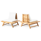 Chaises de jardin Sedona en bois d'acacia (lot de 2) de Christopher Knight Home